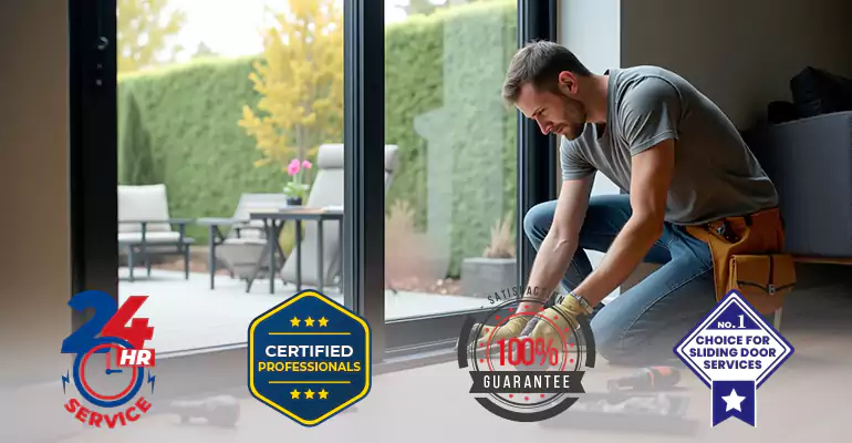 Standard Pella Sliding Door Glass Replacement in North Palm Beach